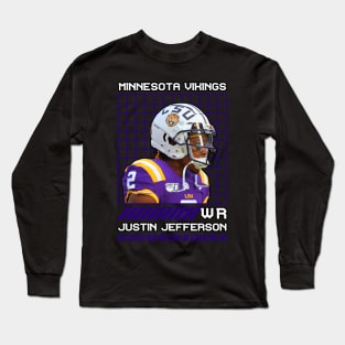 JUSTIN JEFFERSON - WR - MINNESOTA VIKINGS Long Sleeve T-Shirt